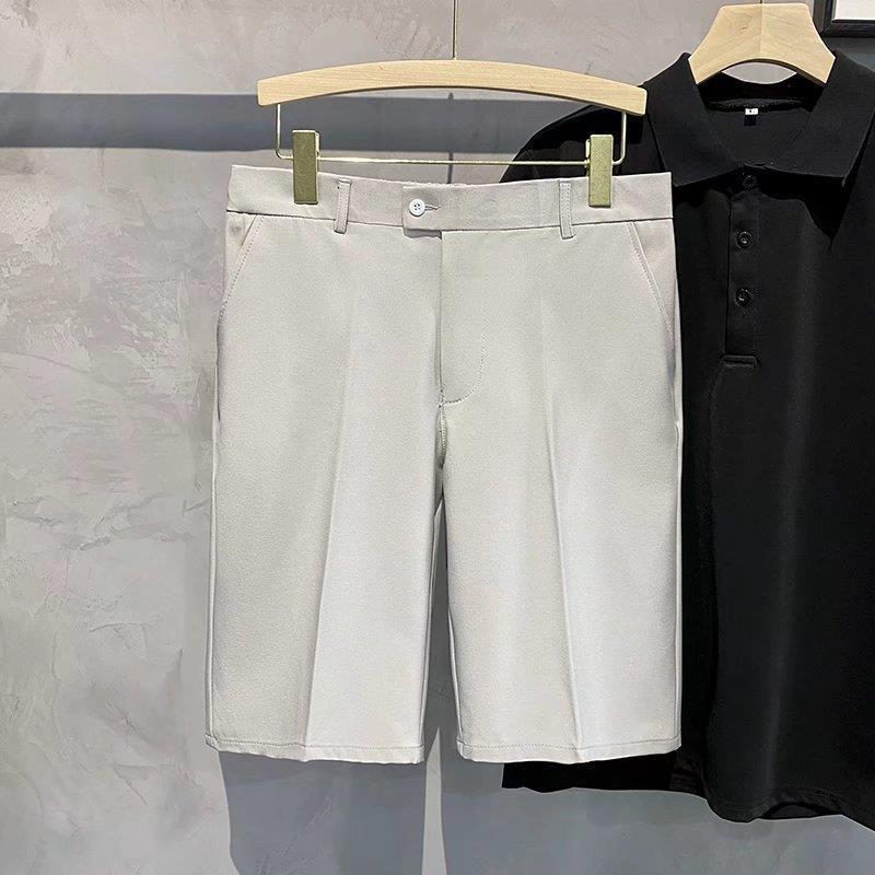 Losse casual shorts effen kleur
