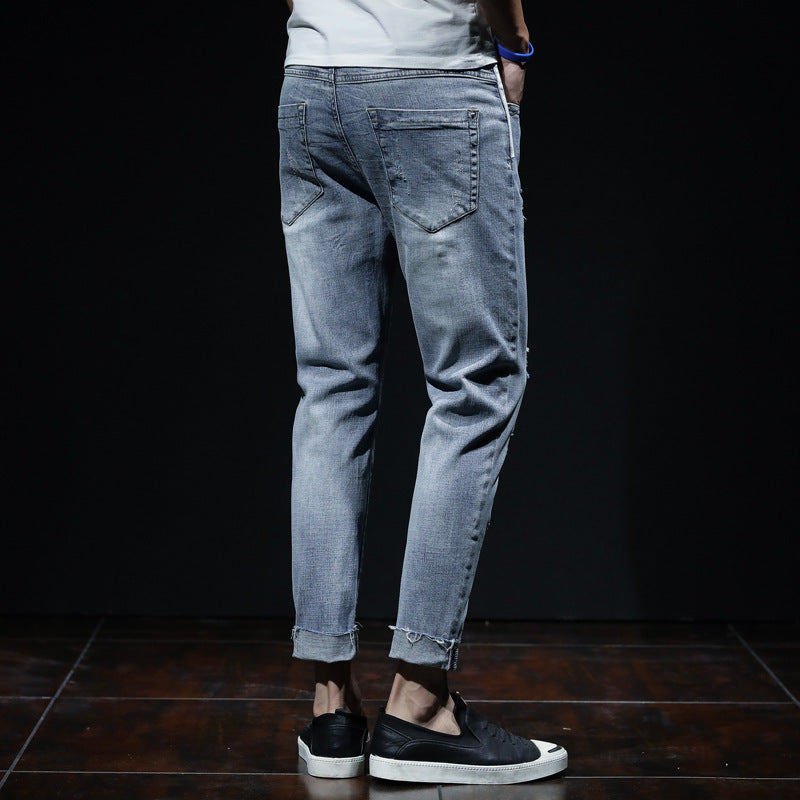 gescheurde jeans elastisch