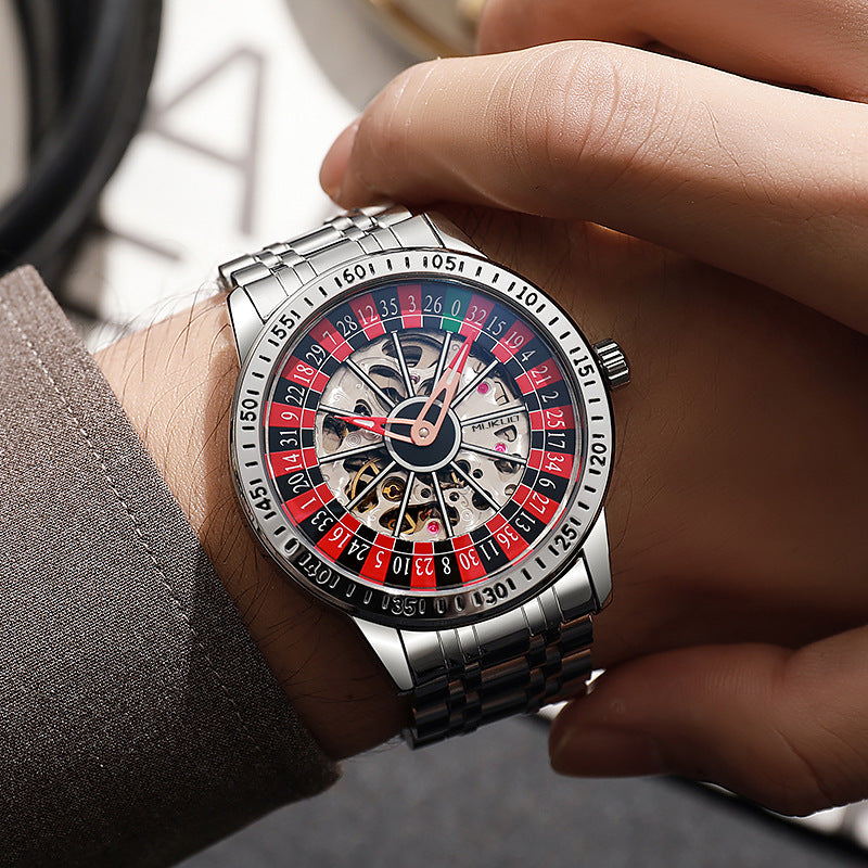 Waterdicht automatisch casino heren horloge