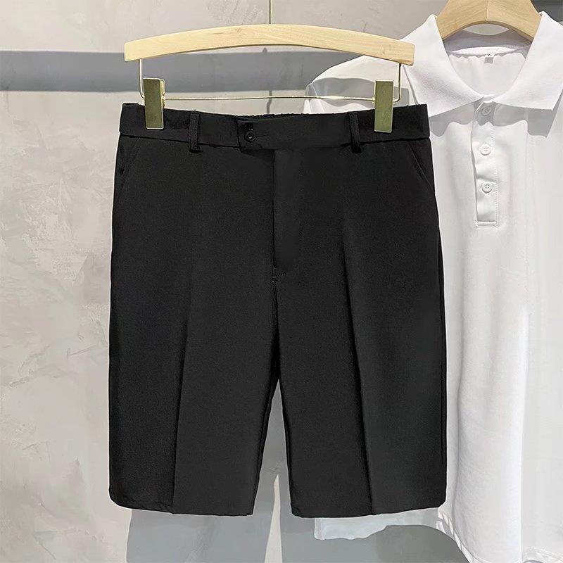 Losse casual shorts effen kleur