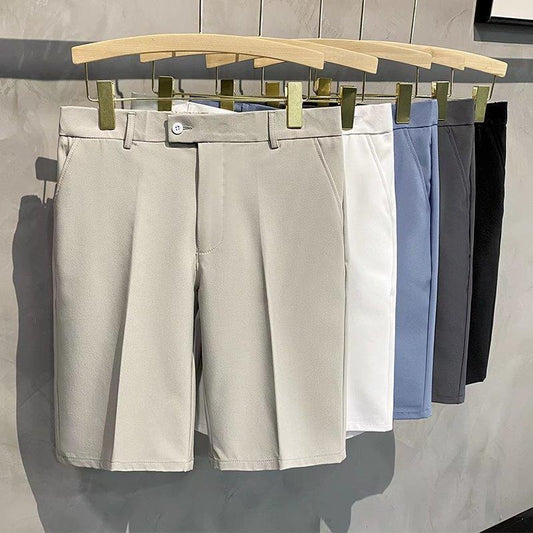 Losse casual shorts effen kleur