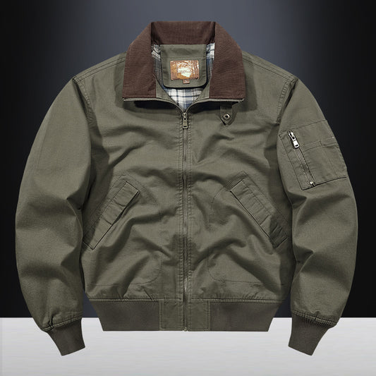 Jas katoenen flight jacket