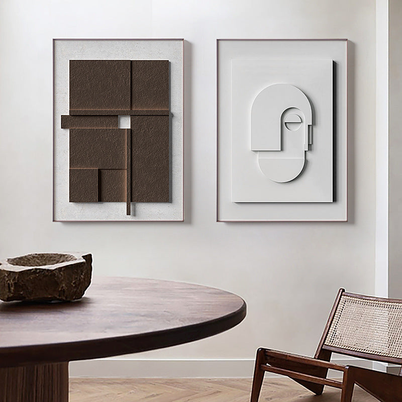 Driedimensionale abstracte stijl schilderij