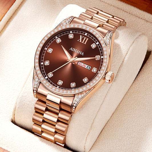 Log Series Disc Quartz dameshorloge