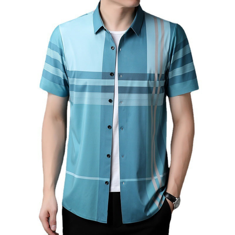 All-match slim shirt voor heren