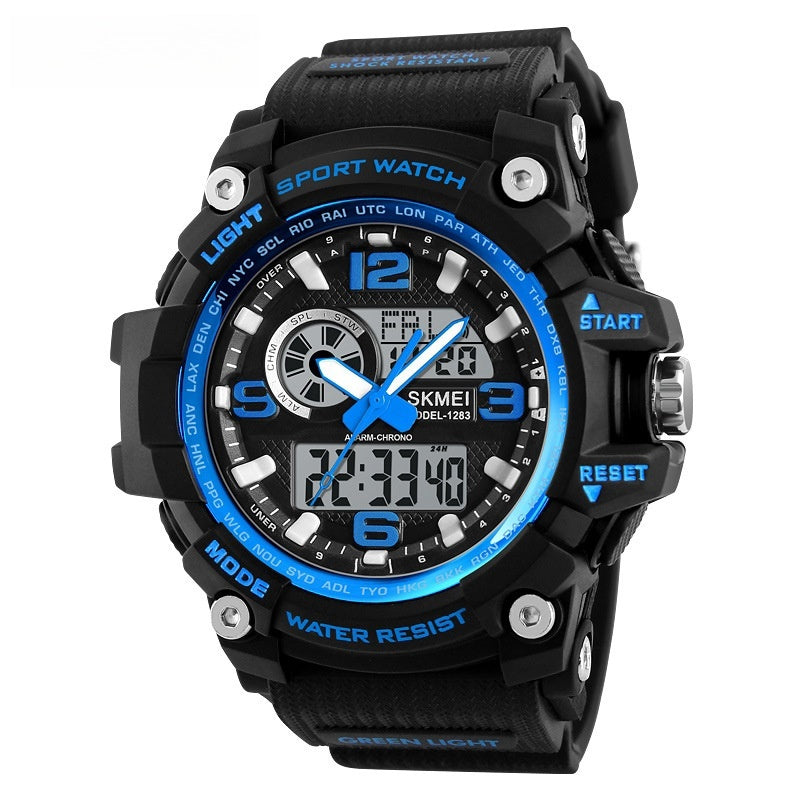 Sport waterdicht elektronisch horloge multifunctionele mannen