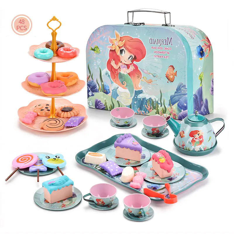 Meisjes Spelen Huis Simulatie Dessert & Thee Speelgoed Set