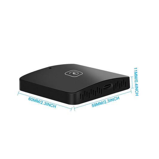 Universele originele auto bekabelde CarPlay naar draadloze CarPlay externe module zwart