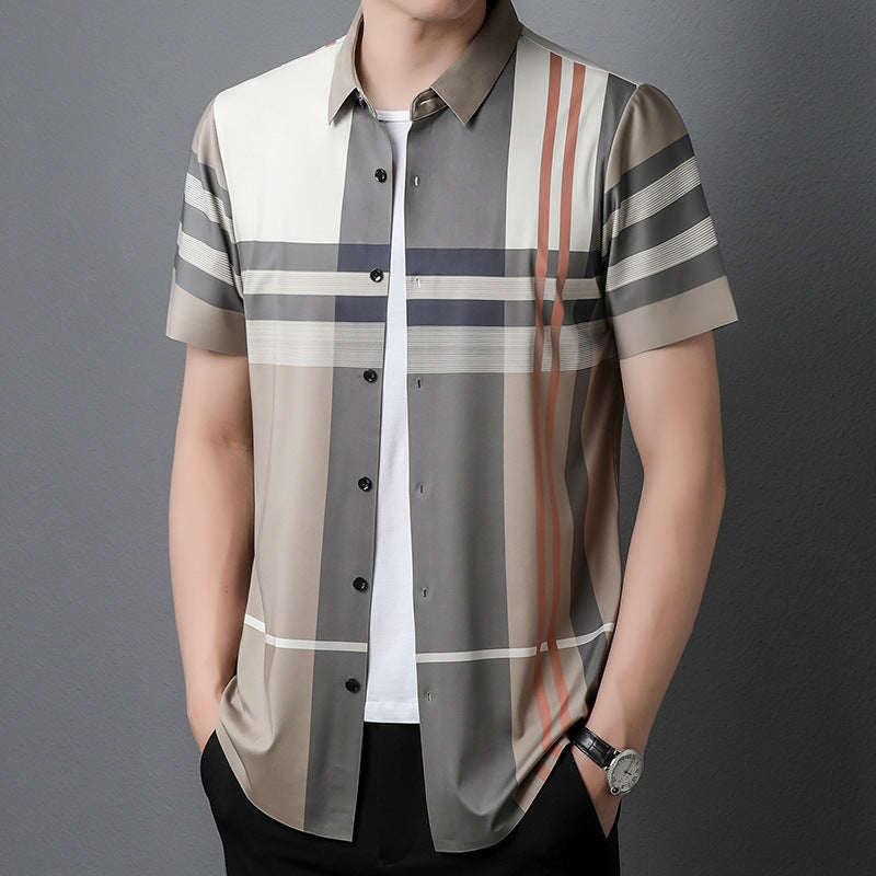 All-match slim shirt voor heren