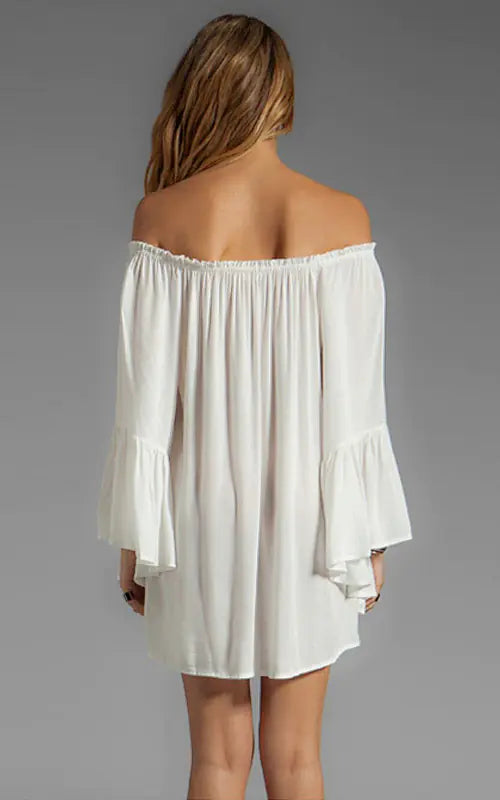 Chiffon jurk losse modieuze jurk