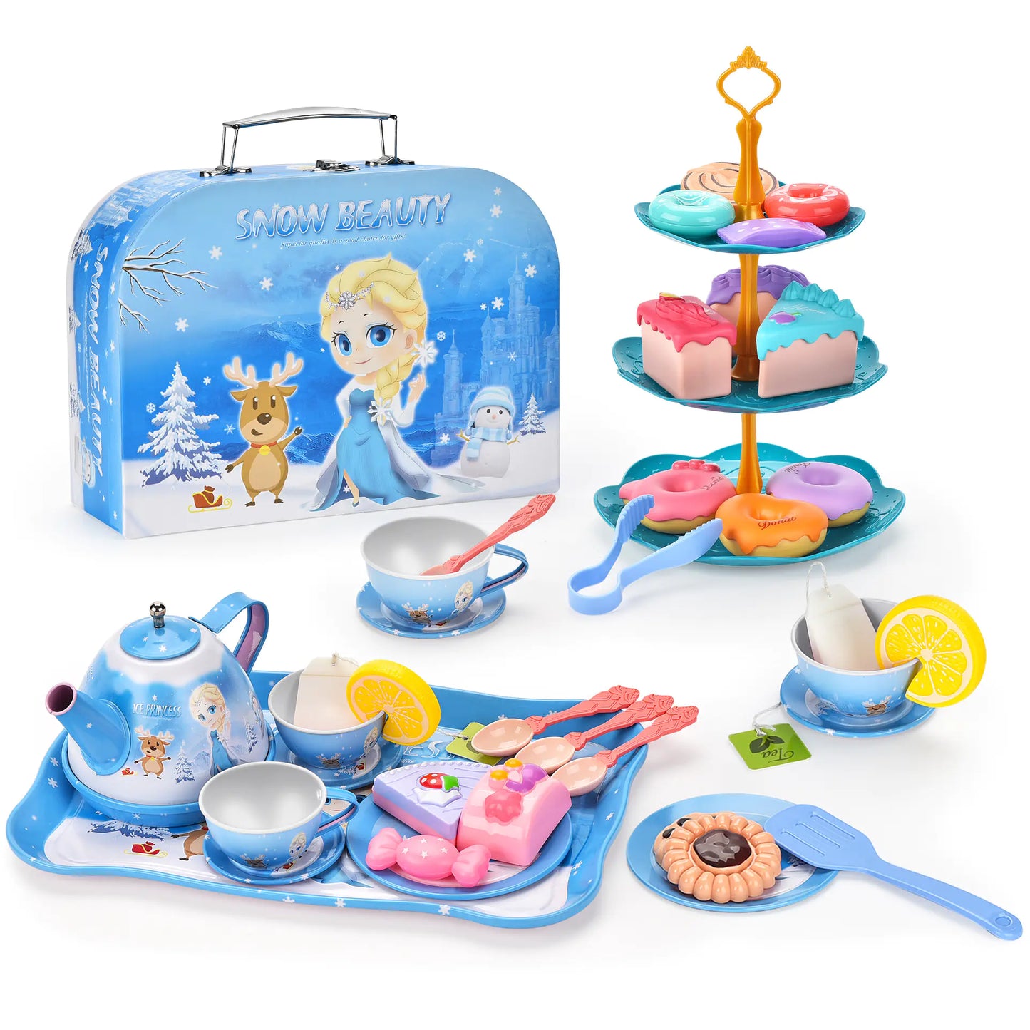 Meisjes Spelen Huis Simulatie Dessert & Thee Speelgoed Set